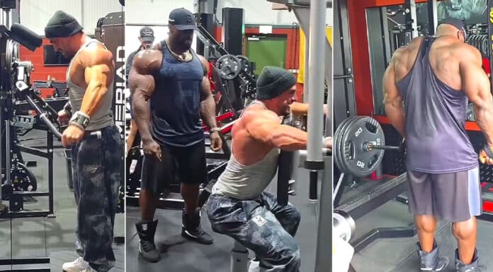 Samson Dauda and Ryan Terry Dominate a Shoulder Workout in Preparation for Mr. Olympia 2025